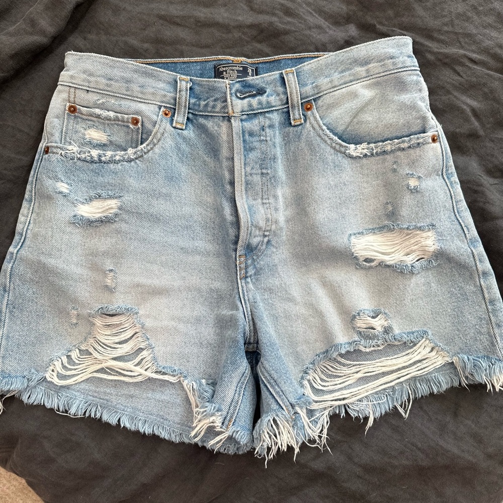 Abercrombie and fitch denim shorts